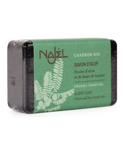 Aleppo soap with organic vegetable charcoal BIO, 100 g
